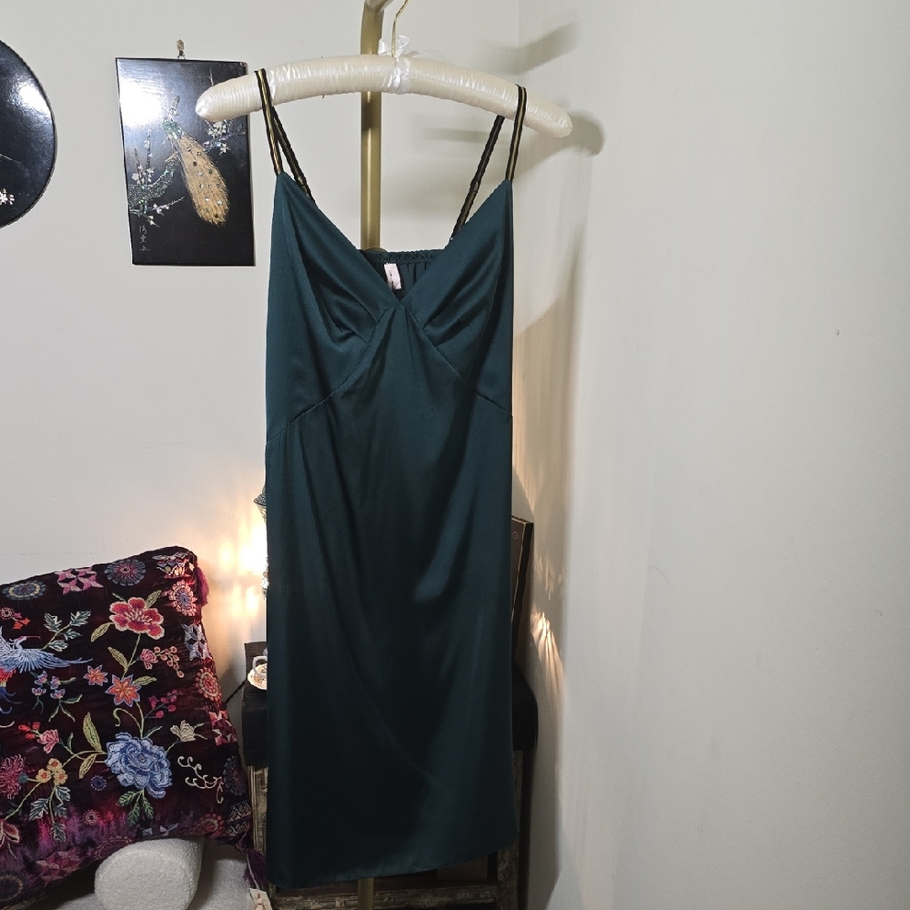 Immortelle Elegant Midi Silk Slip Dress
